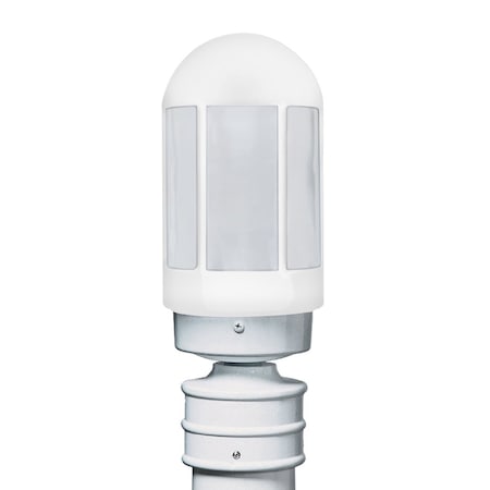 Besa Lighting Costaluz, 3151 Series Post, White 1x75W Incandescent 315153-POST-FR